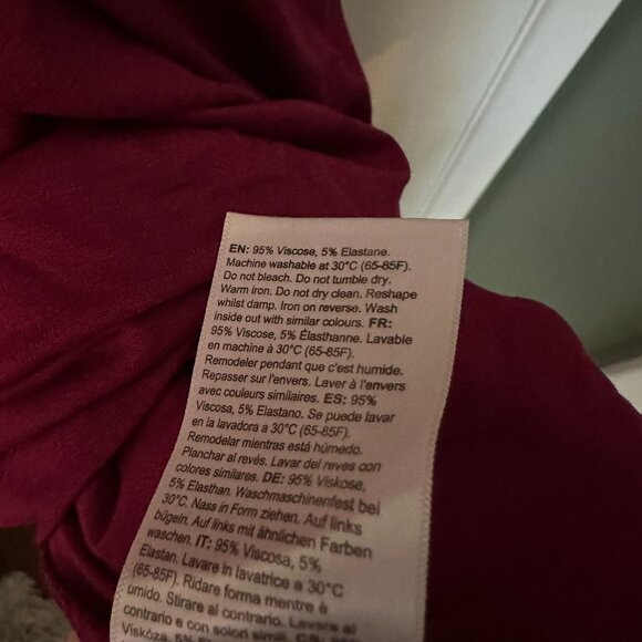 NWT Raspberry Pink Fit & Flare Maternity to Nursing Dress, Seraphine Maternity - Picture 5 of 7